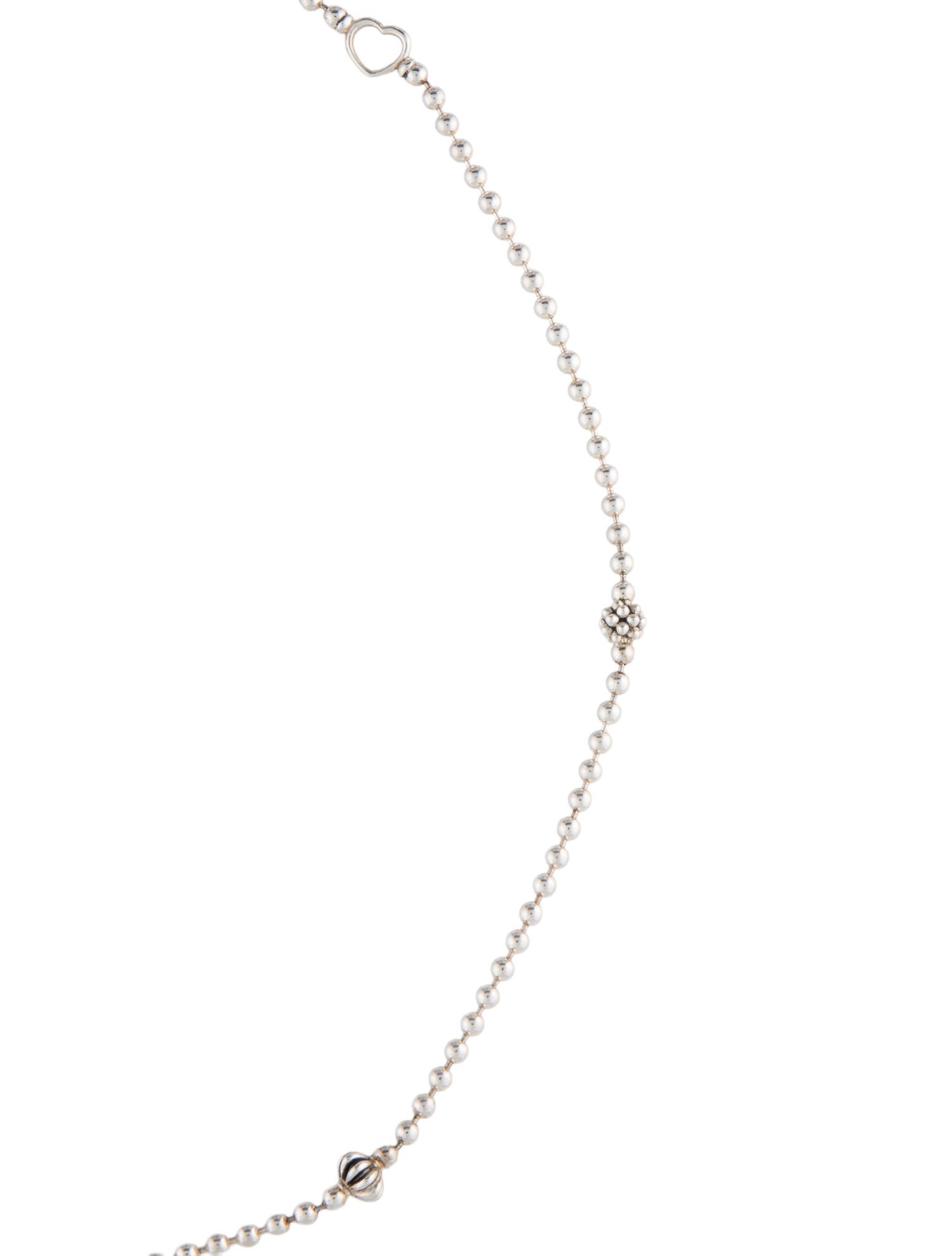 Lagos Caviar Beaded Station Necklace