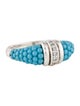 Lagos Diamond & Ceramic Large Stacking Ring