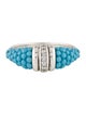 Lagos Diamond & Ceramic Large Stacking Ring