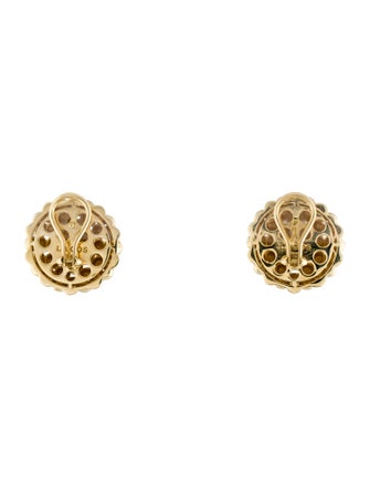 Lagos 18K Beaded Omega Clip Earrings