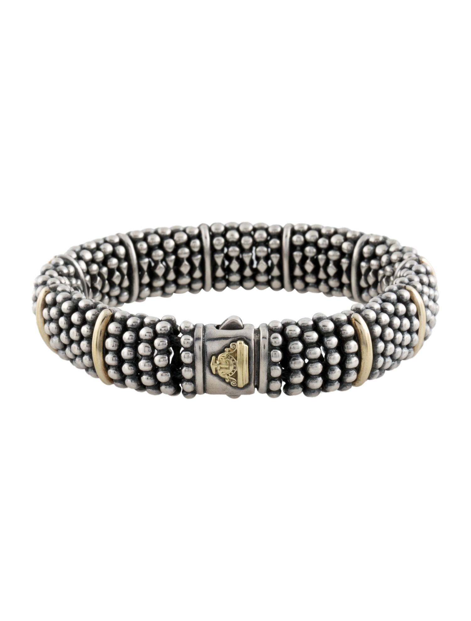 Lagos Gold Station Caviar Bracelet