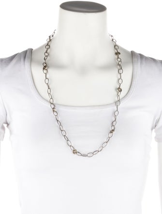 Lagos Two-Tone Long Chain Necklace