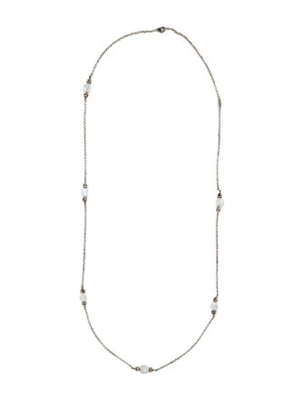 Lagos Pearl Luna Station Necklace