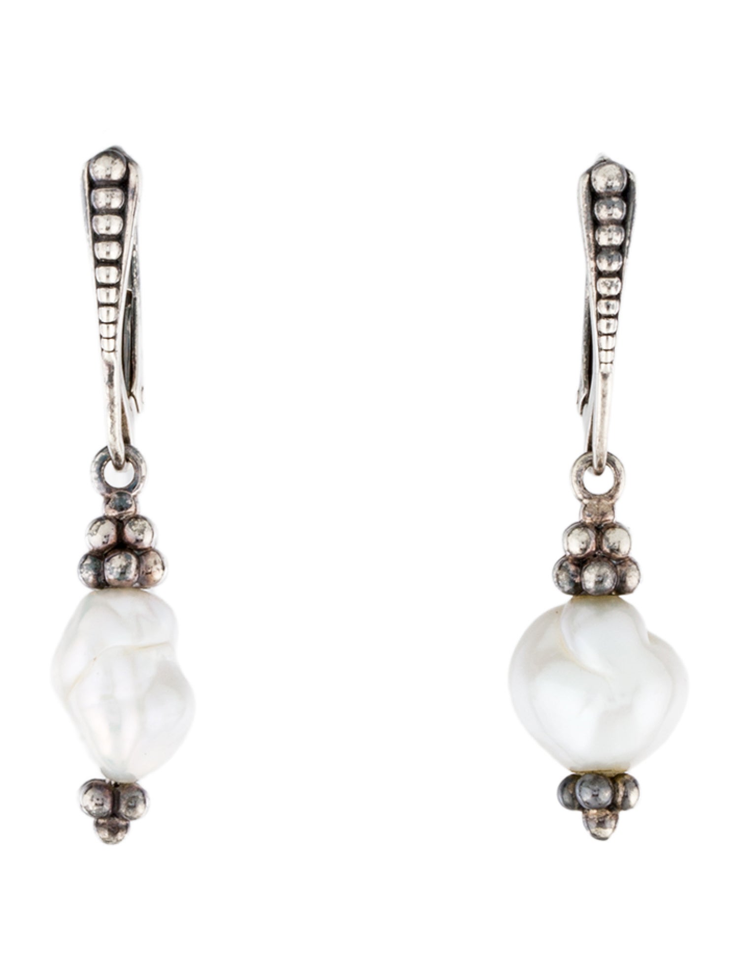 Lagos Pearl Luna Drop Earrings