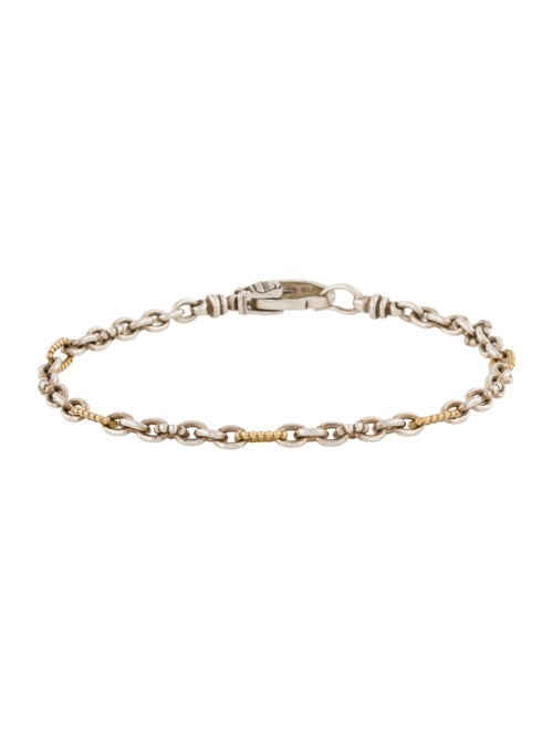 Lagos Two-Tone Caviar Link Bracelet