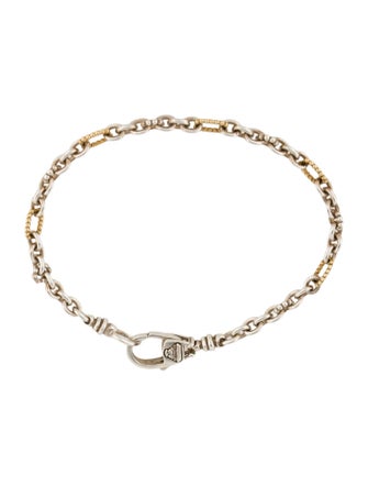 Lagos Two-Tone Caviar Link Bracelet