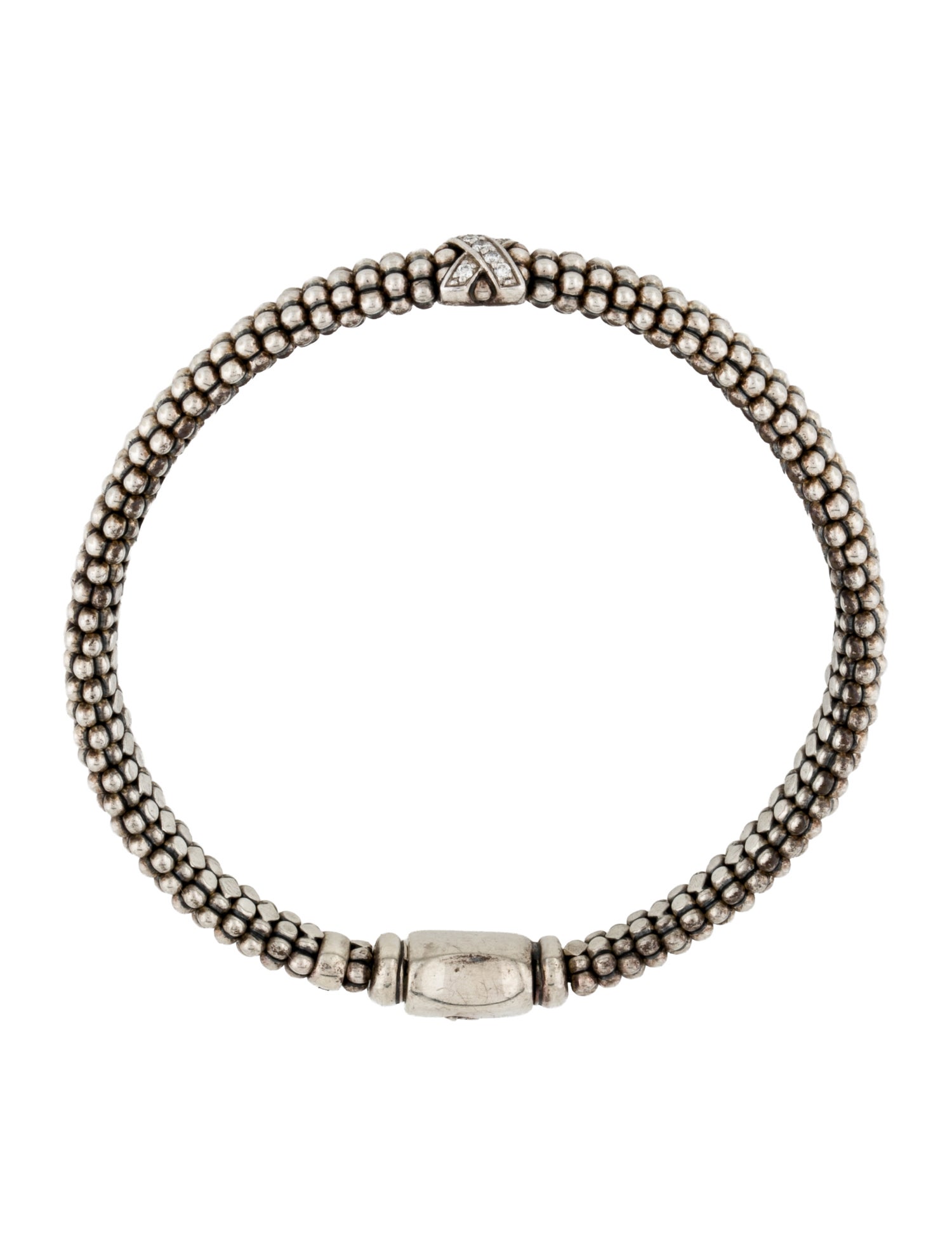 Lagos Diamond X Single Station Bracelet