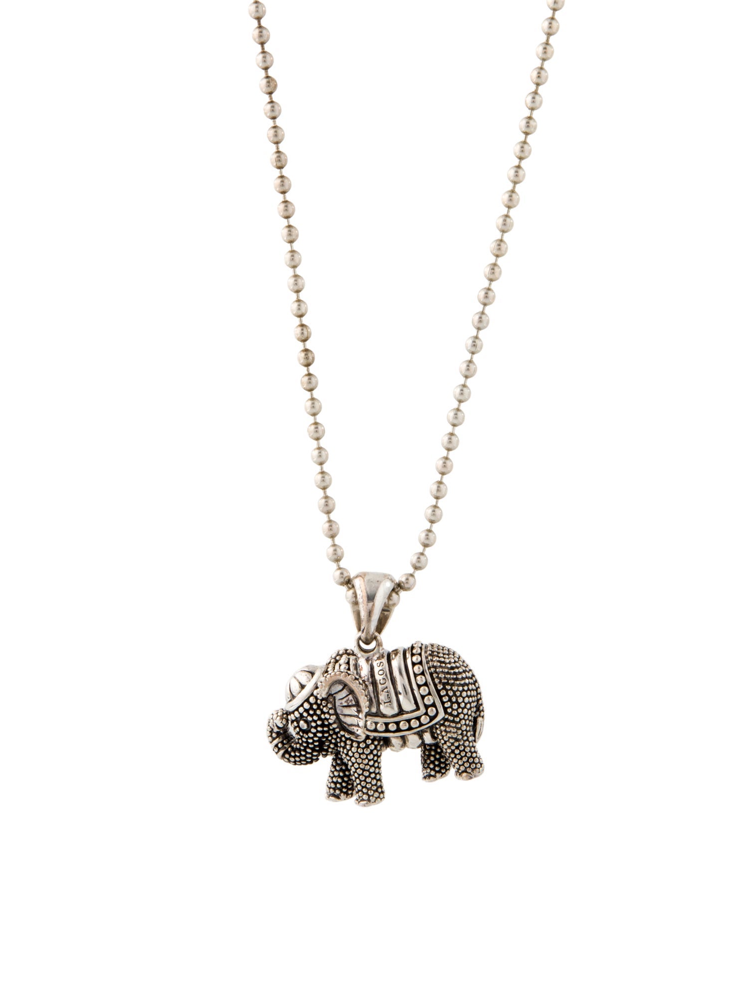 Lagos Rare Wonders Elephant Pendant Necklace