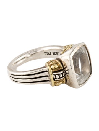 Lagos Topaz Bezel-Set Cocktail Ring