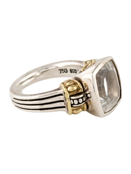 Lagos Topaz Bezel-Set Cocktail Ring
