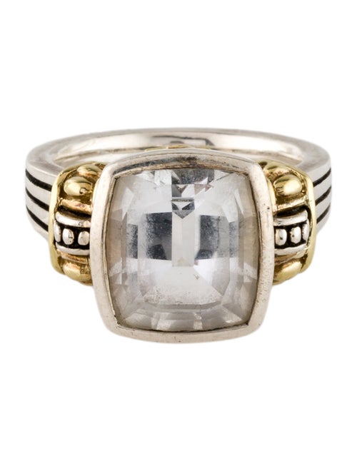 Lagos Topaz Bezel-Set Cocktail Ring