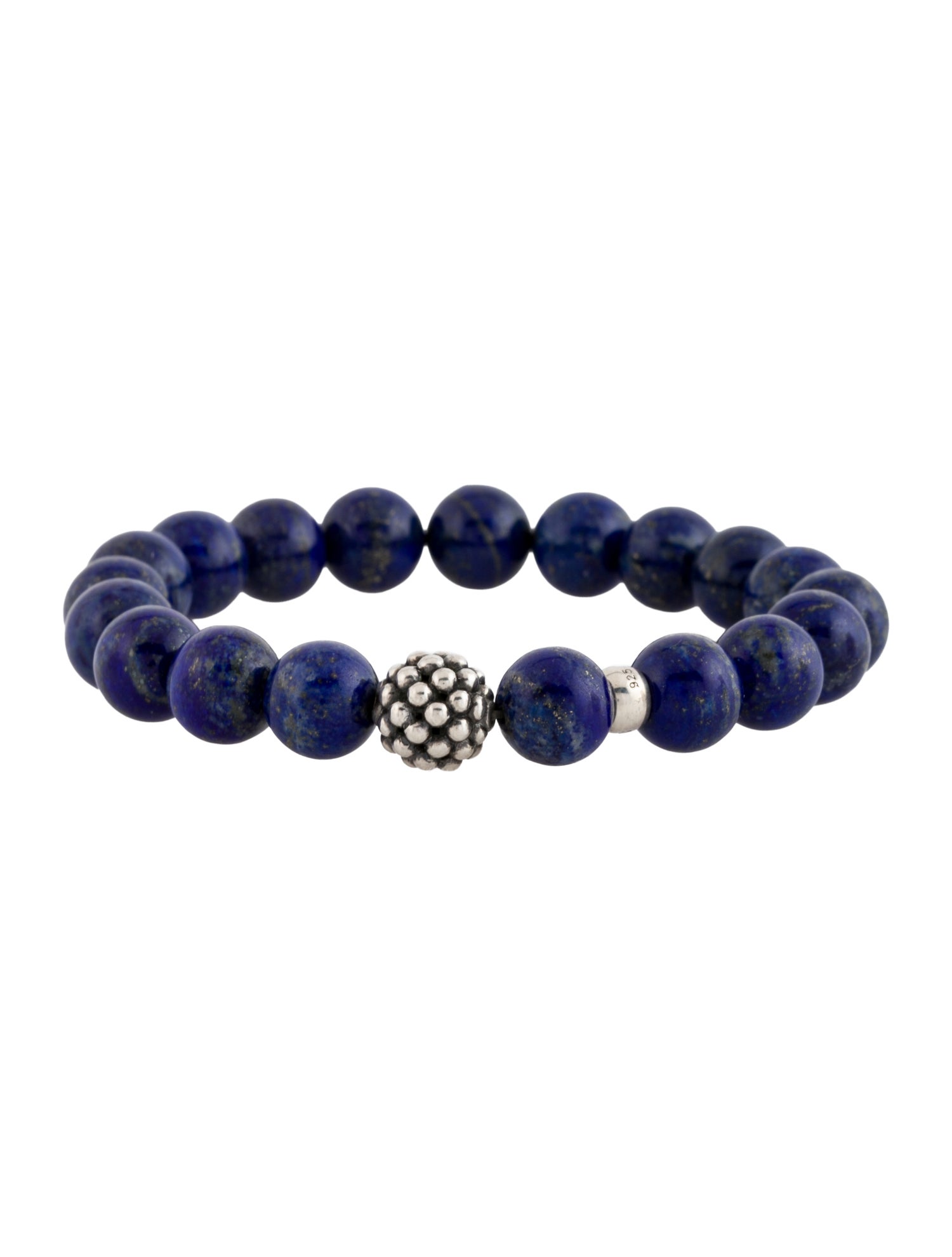 Lagos Maya Lapis Lazuli Station Bead Bracelet