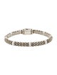 Lagos White Ceramic Station Caviar Bracelet
