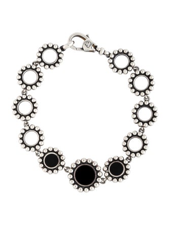 Lagos Onyx Maya Circle Link Bracelet