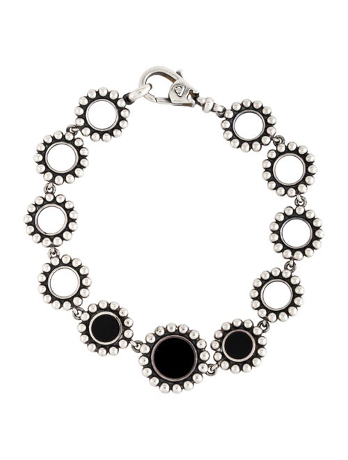 Lagos Onyx Maya Circle Link Bracelet