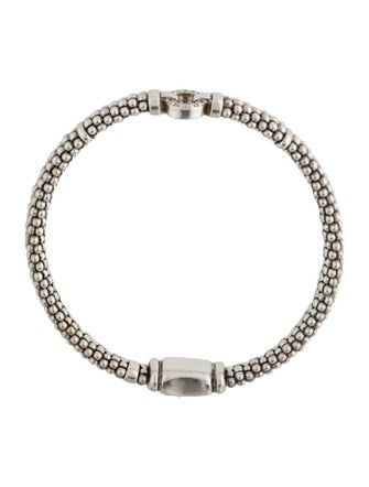 Lagos Diamond Circle Caviar Bracelet