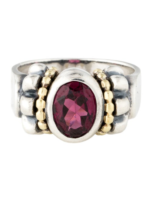 Lagos 1.85ct Garnet Caviar Cocktail Ring