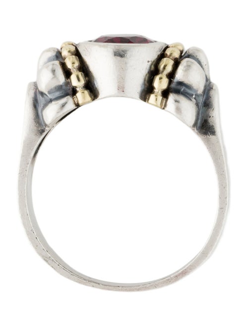 Lagos 1.85ct Garnet Caviar Cocktail Ring