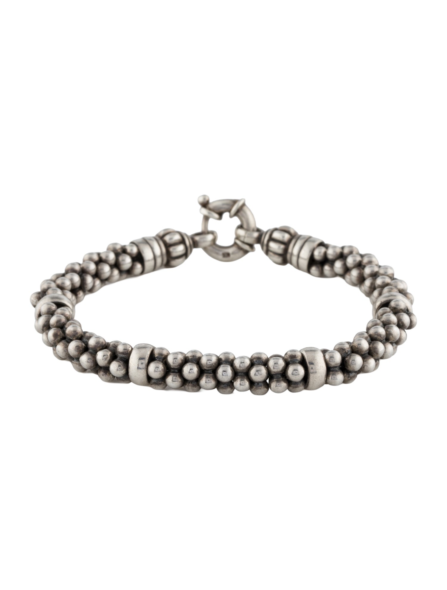 Lagos Caviar Rope Station Bracelet