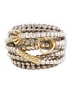 Lagos Two-Tone Caviar Statement Ring