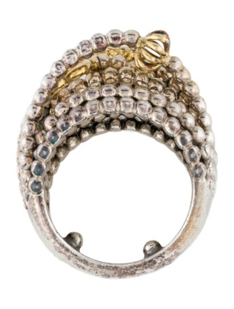 Lagos Two-Tone Caviar Statement Ring