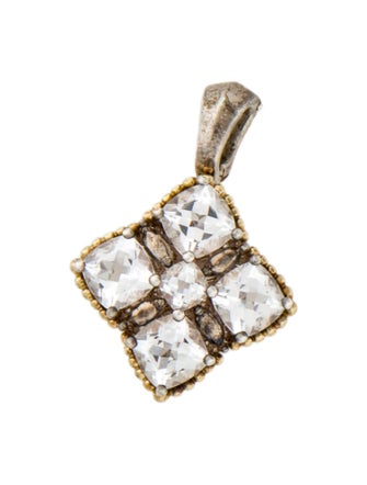 Lagos 5.21ctw White Topaz Pendant
