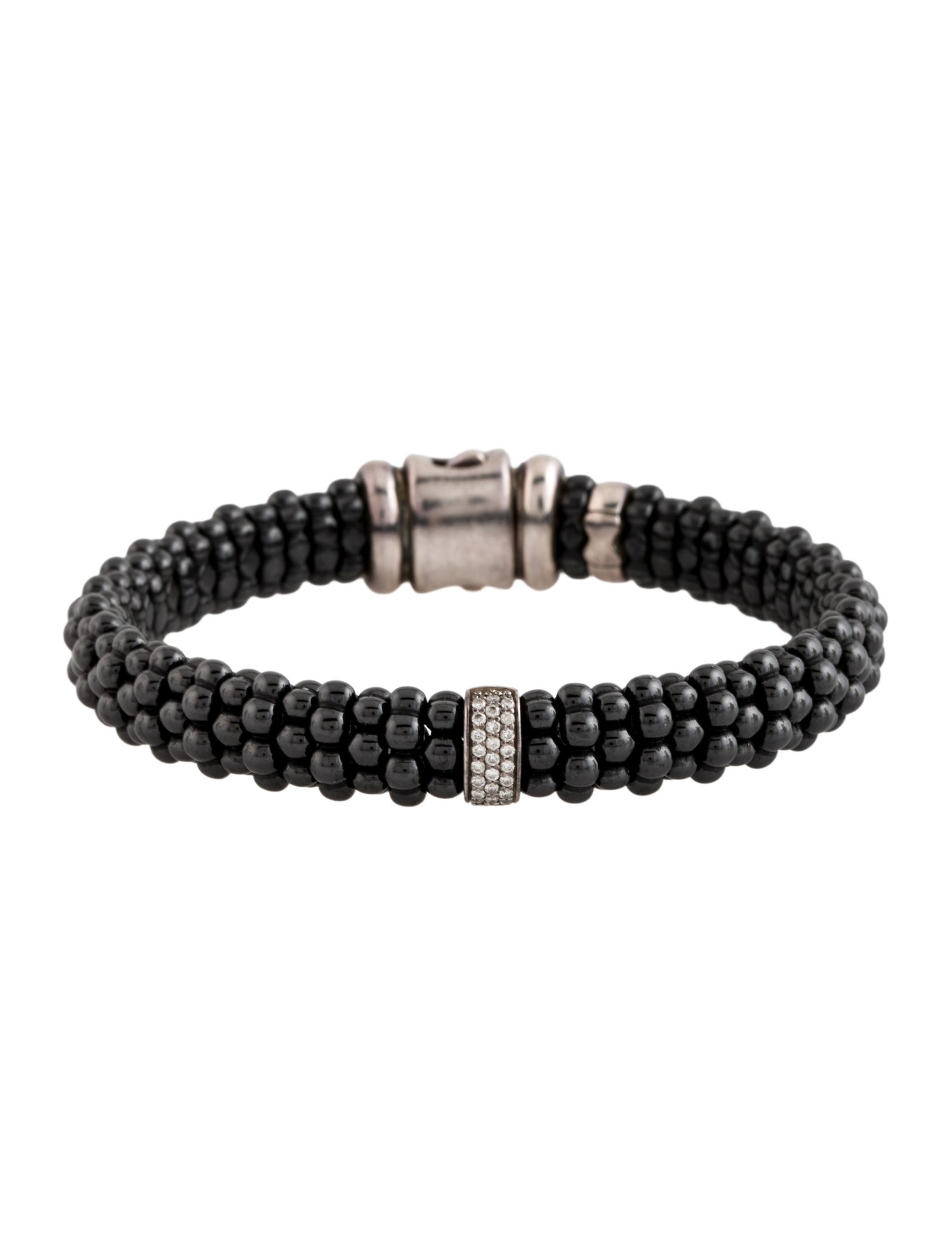Lagos Single Station Ceramic Diamond Bracelet