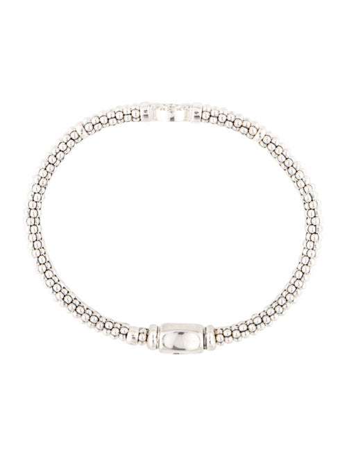 Lagos Diamond Circle Caviar Bracelet