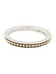 Lagos Two-Tone Caviar Stacking Ring