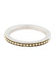 Lagos Two-Tone Caviar Stacking Ring