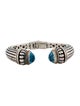 Lagos Topaz Hinged Cuff Bracelet