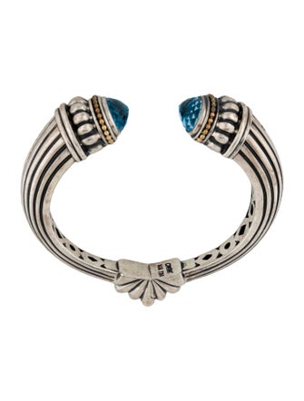 Lagos Topaz Hinged Cuff Bracelet