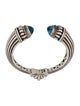 Lagos Topaz Hinged Cuff Bracelet