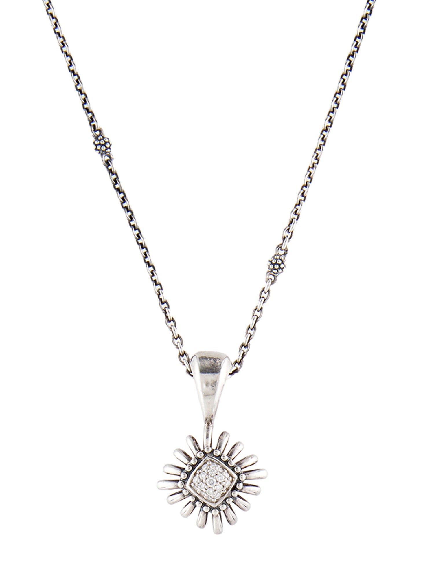Lagos Diamond Pendant Necklace