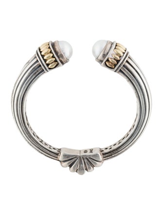 Lagos Caviar Pearl Cuff Bracelet