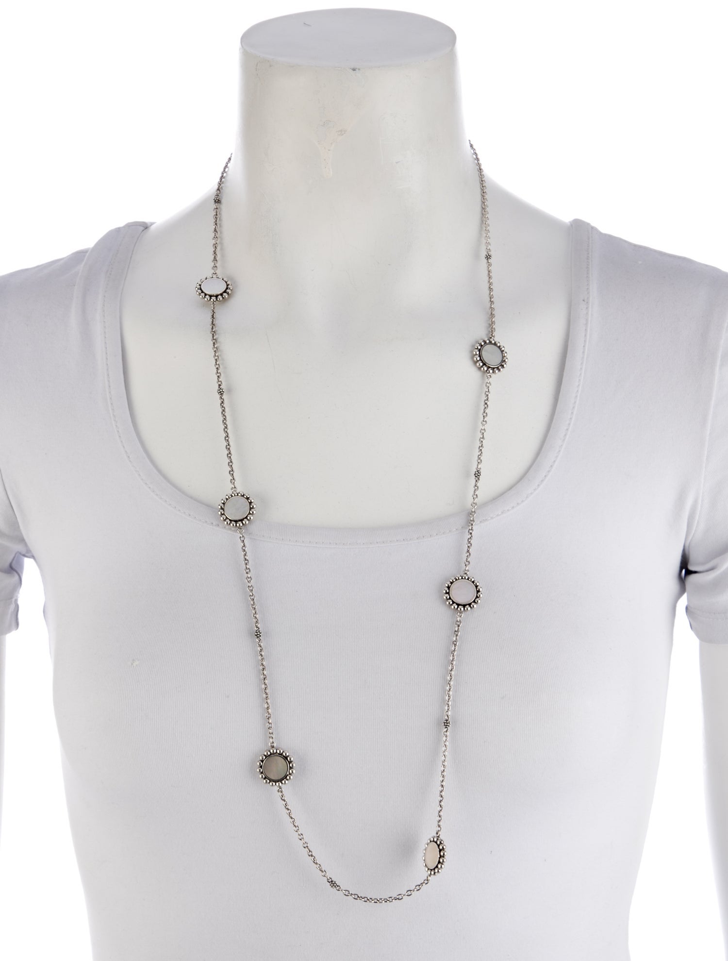 Lagos Mother of Pearl Maya Station Necklace