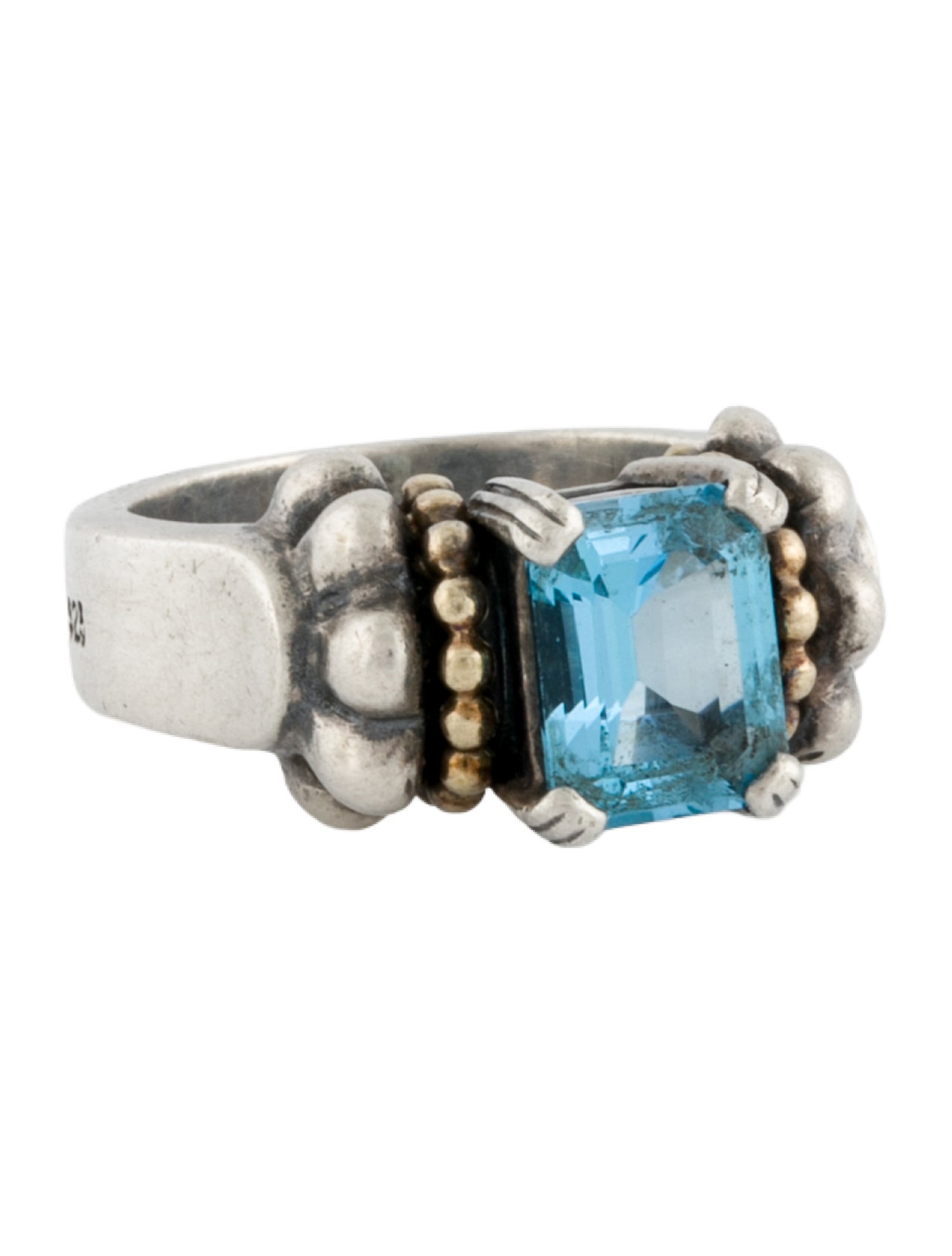 Lagos Topaz Glacier Cocktail Ring