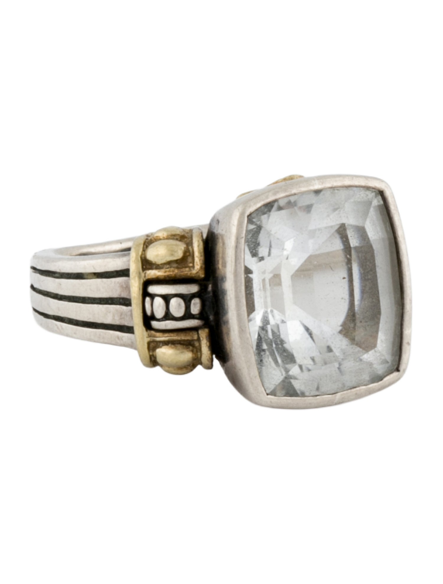 Lagos Topaz Caviar Cocktail Ring