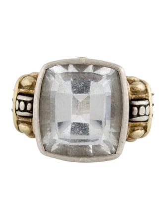 Lagos Topaz Caviar Cocktail Ring