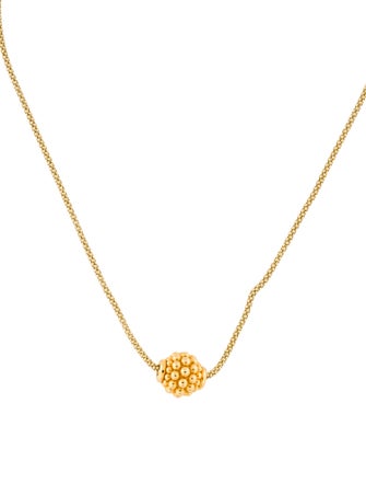 Lagos 18K Caviar Ball Pendant Necklace