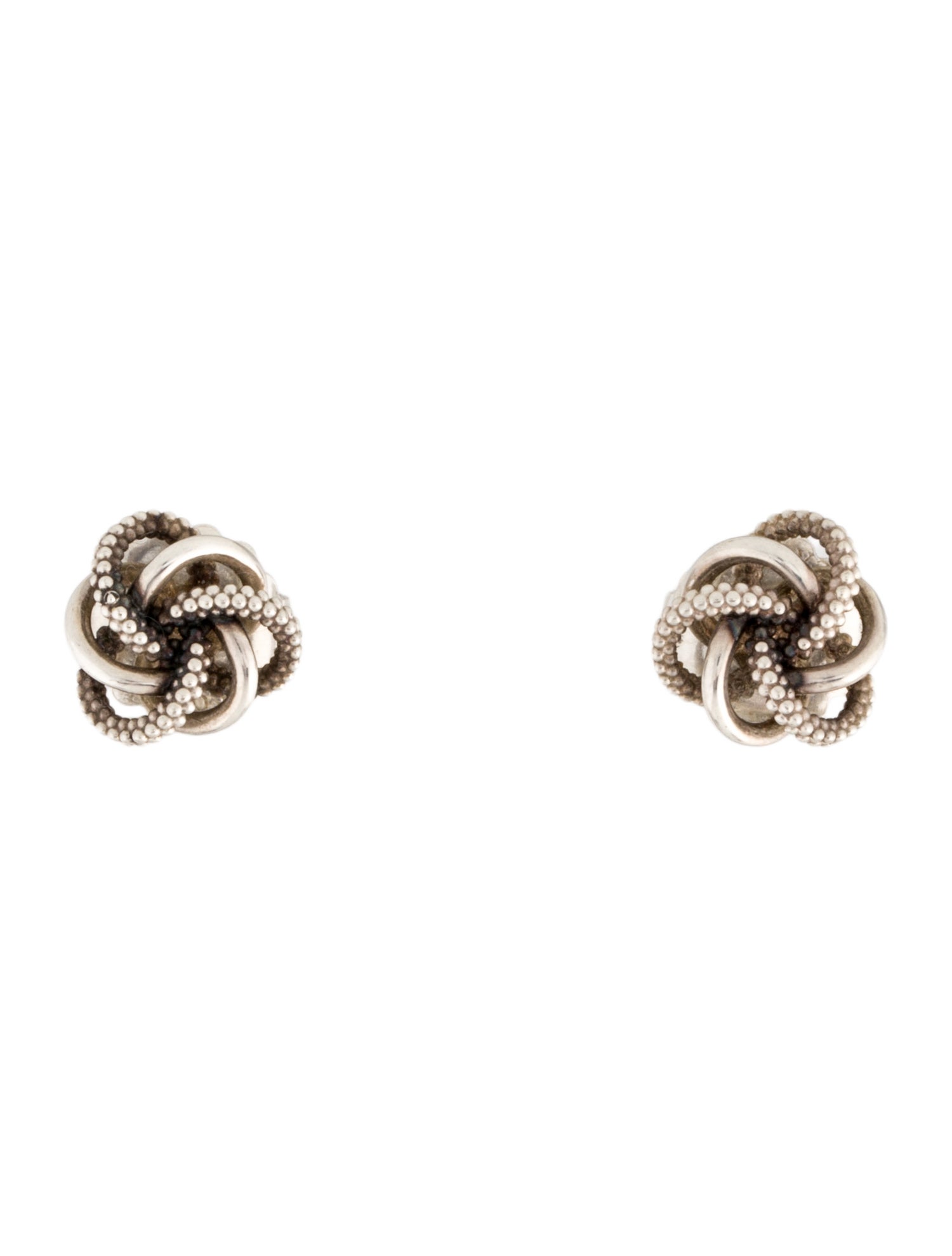Lagos Love Knot Stud Earrings