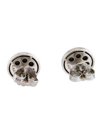 Lagos Two-Tone Stud Earrings