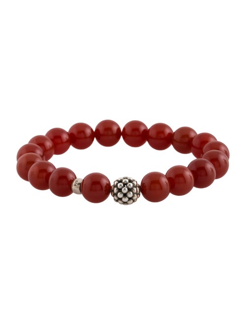 Lagos Carnelian Maya Station Bead Bracelet