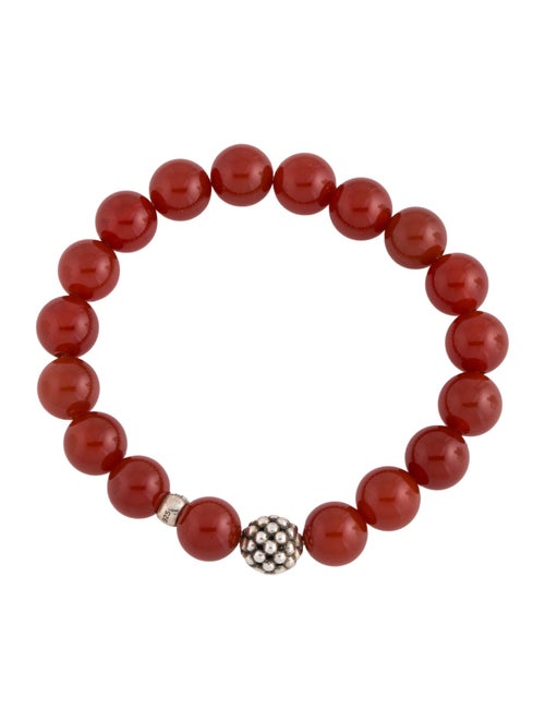 Lagos Carnelian Maya Station Bead Bracelet