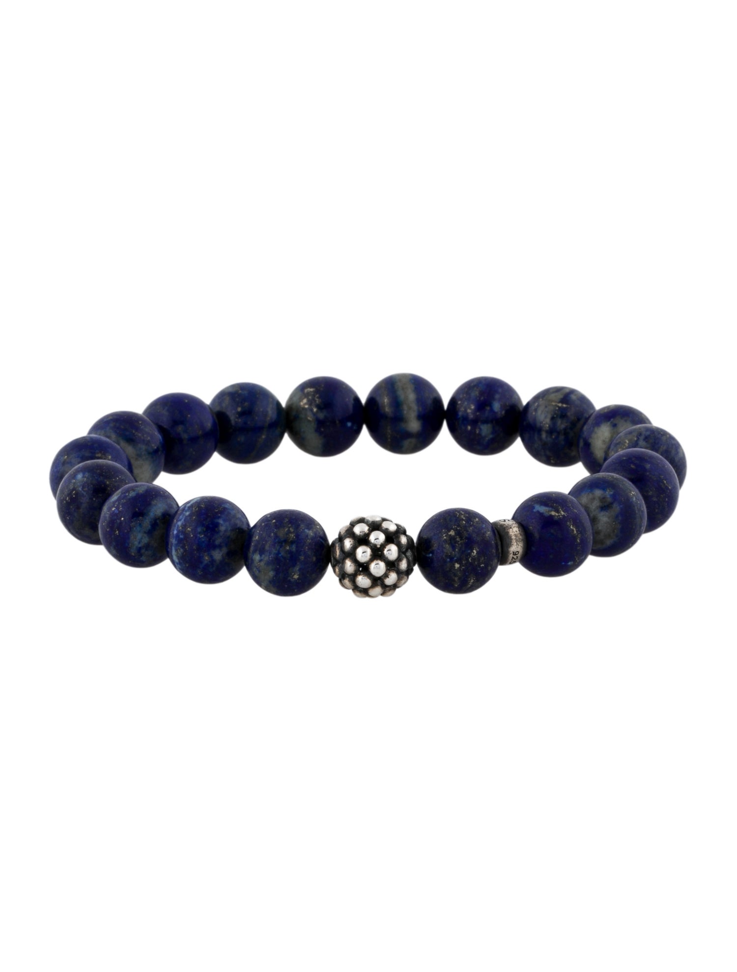 Lagos Lapis Lazuli Maya Station Bead Bracelet