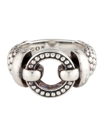 Lagos Circle Caviar Ring