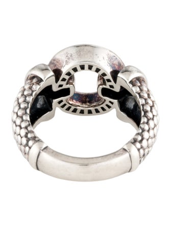 Lagos Circle Caviar Ring