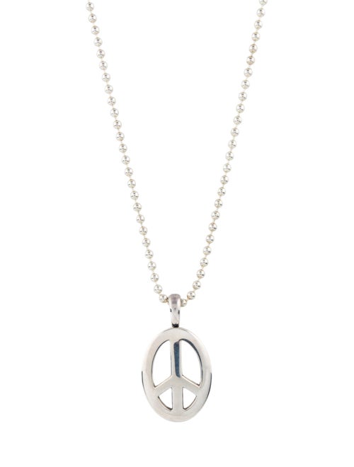 Lagos Peace Sign Pendant Necklace