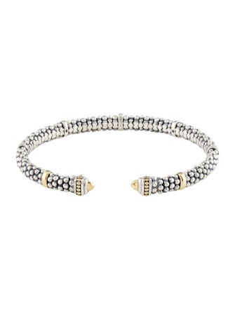 Lagos Two-Tone Caviar Versa Torque Bracelet