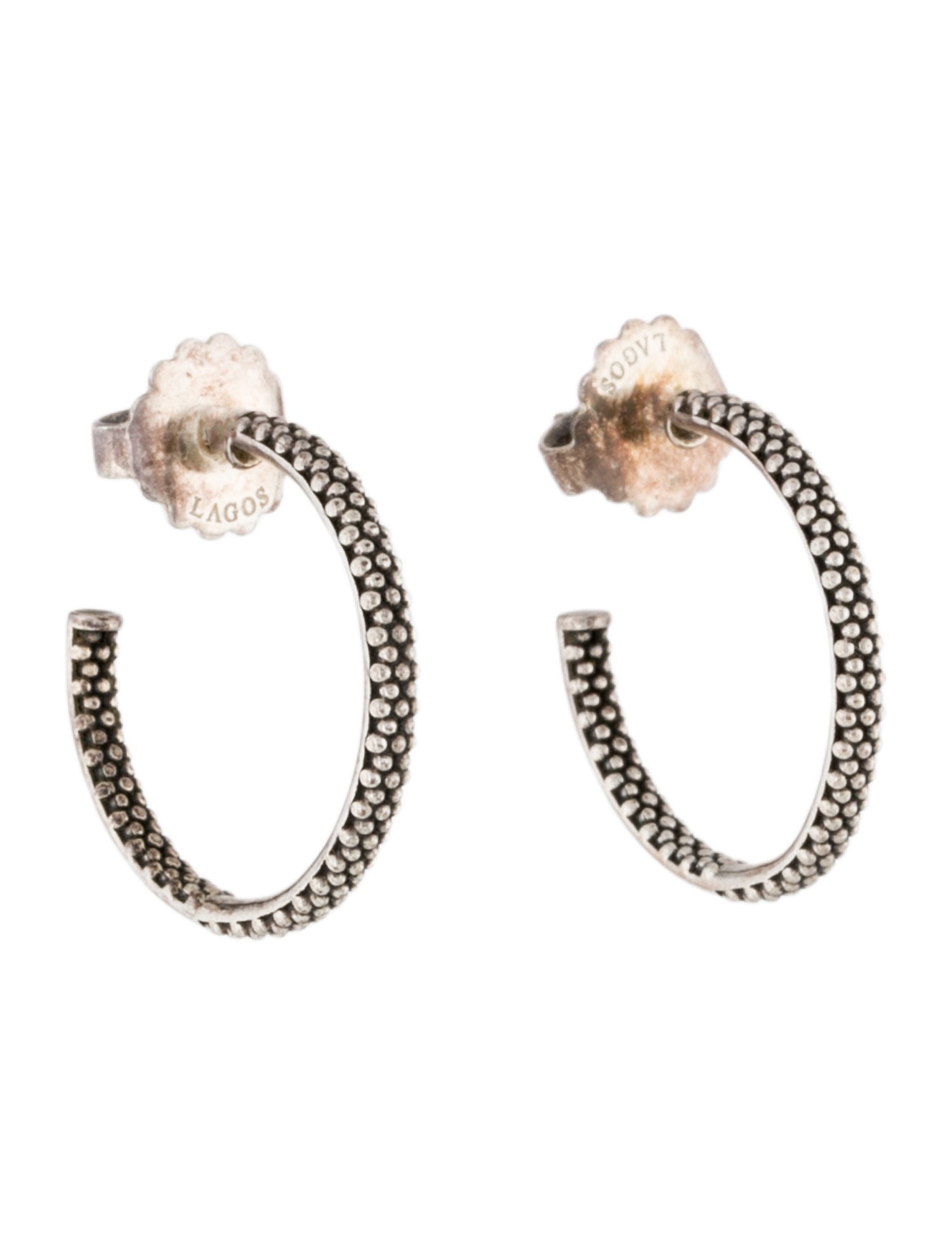 Lagos Beaded Hoop Earrings